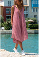 Womens Claret Red Strap Asymmetrical Wide Cut Jumpsuit GK-BST2900