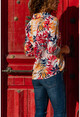 Womens Multi-Floral Shirt BST30kT4011-1750