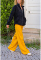 Womens Mustard Loose Trousers GK-CCK41023