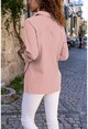 Womens Powder Soft Textured Shirt with Side Snaps BST6435