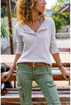 Womens Stone Collar Buttoned Basic Loose Sweater GK-CCKVES115