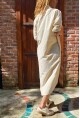 Kadın Taş Poplin Uzun Cepli Gömlek Elbise BST700-3555